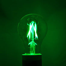 Modvera LED Color RGB Light Bulb A19 3 Watt E26 Base 15,000 Hour Lifespan Clear Glass
