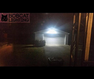 Bobcat LED Area Light Outdoor LED Area Light Dusk to Dawn Photocell, Perfect 120V Yard Light or Barn Light, ETL Listed, LED Floodlights Outdoor