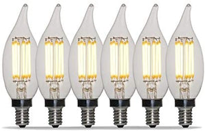 Modvera LED Candelabra Bulb Best Dimmable E12 Chandelier Bulb