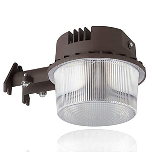 TERRASON LED Security Area Light 43 Watts - Barn Light Dusk to Dawn with Photocell - Ultra Bright Yard Light 5500 Lumens, 5000K, 400W Incandescent or 150W HID Light Equal