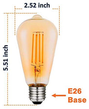 Modvera Lighting Dimmable Antique Vintage Edison Light Bulb