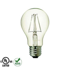 Modvera LED Color RGB Light Bulb A19 3 Watt E26 Base 15,000 Hour Lifespan Clear Glass