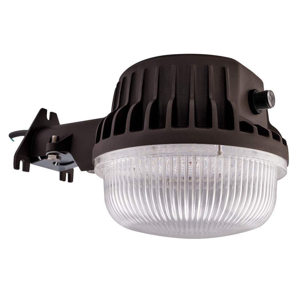 LED Area Light 80 Watts Dusk to Dawn Photocell Included, Perfect Yard Light or Barn Light, 8500 Lumens, 3000K, ETL Listed, 700W Incandescent or 200W HID Light Equivalent, 5-Year Warranty