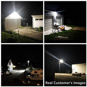 LED Area Light 120 Watts - Outdoor Yard Light Dusk to Dawn Photocell Included - 5000K Security Area Lights, 18,000 Lumens, ETL Listed, DLC, 500W HID Light Equivalent, LED Wall Mount Floodlight