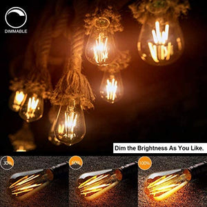 Modvera Lighting Dimmable Antique Vintage Edison Light Bulb