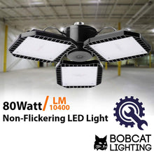 Bobcat Lighting LED Garage Light, Adjustable LED Panels Daylight Color Bulbs, Workshop Light for Garage,ETL Certification