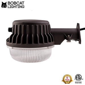 Bobcat LED Area Light Outdoor LED Area Light Dusk to Dawn Photocell, Perfect 120V Yard Light or Barn Light, ETL Listed, LED Floodlights Outdoor
