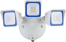 Bobcat Lighting 30 Watt Three Head Dusk to Dawn Photocell LED Flood Lights Adjustable Outdoor Flood Lighting 3200 Lumens 5000K All Metal Durable Design