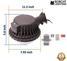 LED Area Light 110 Watts Dusk to Dawn Photocell Included, Perfect Yard Light or Barn Light, 12500 Lumens, 5000K, UL Listed, DLC, 350W HID light Equivalent, Outdoor LED Wall Mount Barn Light & Area Lig