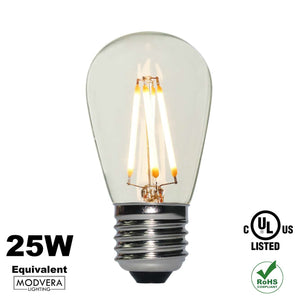 Modvera LED 25W Equal S14 Style String Lights (2w equivalent)