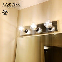 Modvera G25 LED Light Bulb Decorative Bathroom Lighting Globe Light Bulb 40 Watt Equivalent Uses Only 4 Watts Clear Glass ...