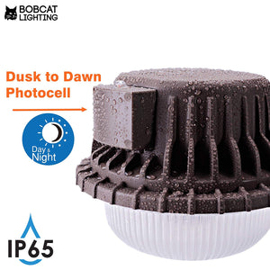 LED Area Light 110 Watts Dusk to Dawn Photocell Included, Perfect Yard Light or Barn Light, 12500 Lumens, 5000K, UL Listed, DLC, 350W HID light Equivalent, Outdoor LED Wall Mount Barn Light & Area Lig