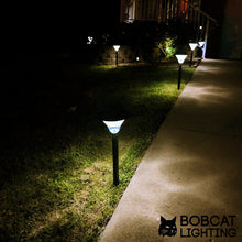 2 Pack - Super Bright Solar Path Lights 60 Lumens LED Solar Landscape Lights for Pathway, Warm White (3000K), Waterproof, Brightest on Market