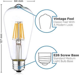 Modvera LED Antique Filament Bulb Edison