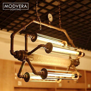 Modvera LED Filament Tube Bulb T30 Tubular Bulb Edison Antique Style 5 Watt with 40 watt Equivalent 2200K Glass E26 Base Dimmable