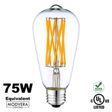 Modvera ST64 X-Filament 60w/75w Equivalent LED Edison Bulb Filament bulb