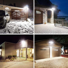 Bobcat Lighting 30 Watt Three Head Dusk to Dawn Photocell LED Flood Lights Adjustable Outdoor Flood Lighting 3200 Lumens 5000K All Metal Durable Design