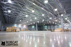 Bobcat LED High Bay Light,100W UFO High Bay Lighting (450W HID/HPS Equivalent) 13,000 Lumens, Daylight White 5000K, IP65 Waterproof, Garage, Warehouse,DLC ETL Listed, 5-Year Warranty